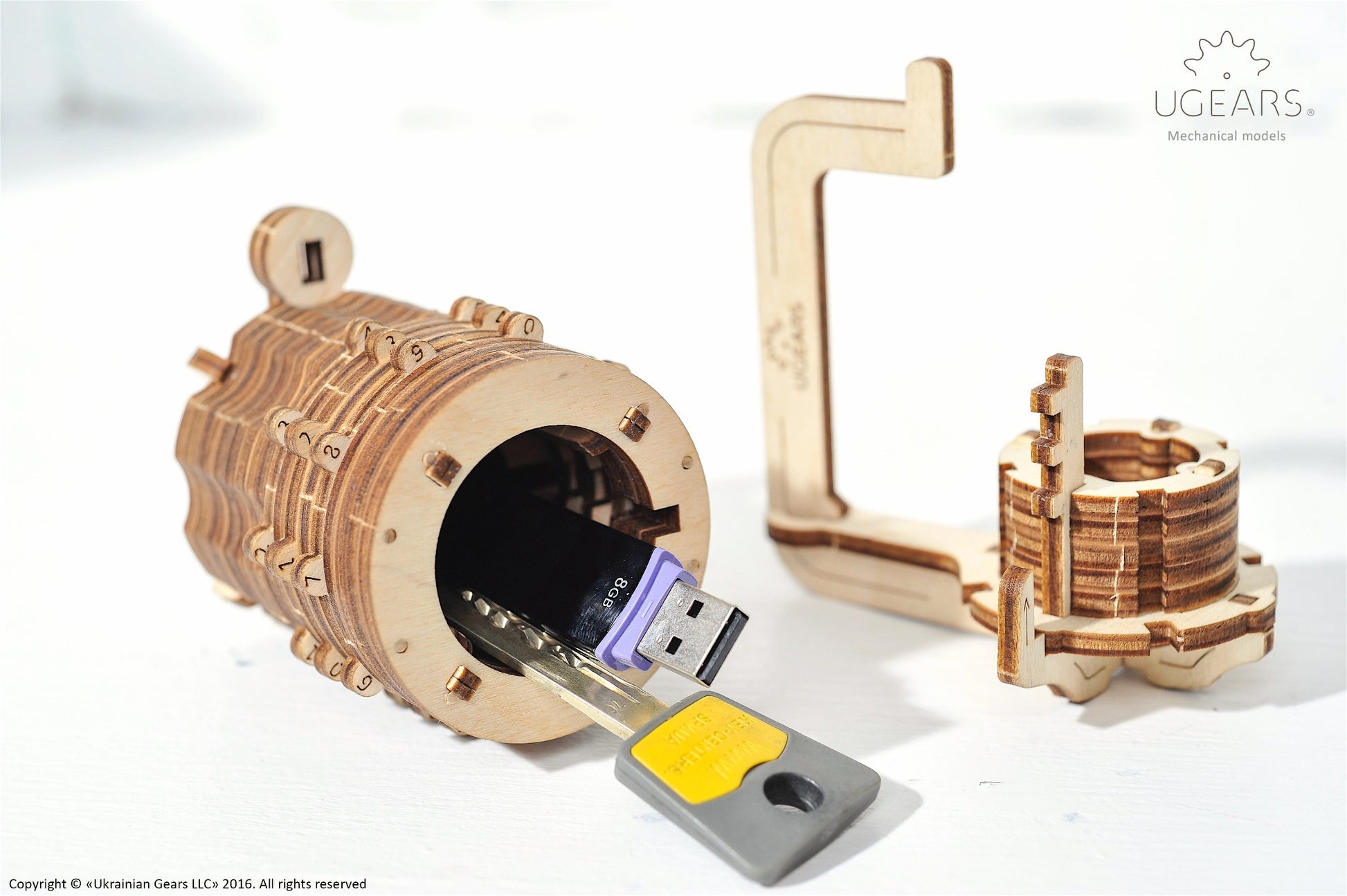 3D Palapeli - 34 palaa - Combination Lock - 3Dpalapelit.com
