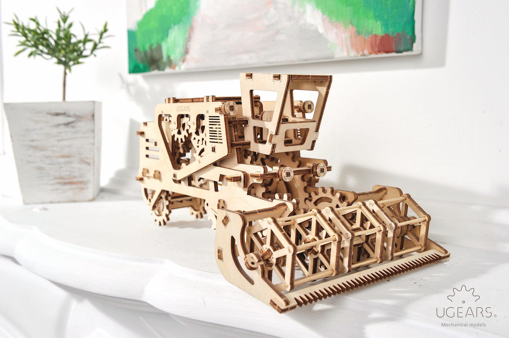 3D Palapeli - 154 palaa - Leikkuupuimuri - 3Dpalapelit.com