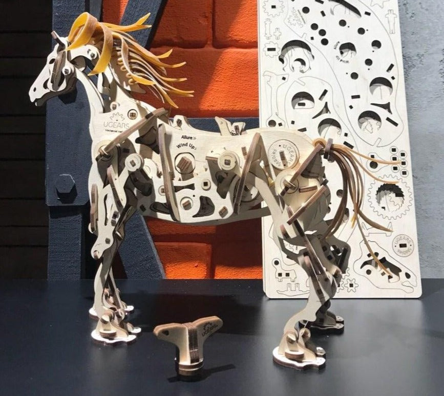 3D Palapeli - 410 palaa - Horse Mechanoid - 3Dpalapelit.com