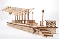 Ugears Railway Platform -rautatieasema – puinen 3D-palapeli, 196 osaa