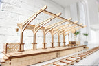 3D Palapeli - 196 palaa - Railway Platform - 3Dpalapelit.com