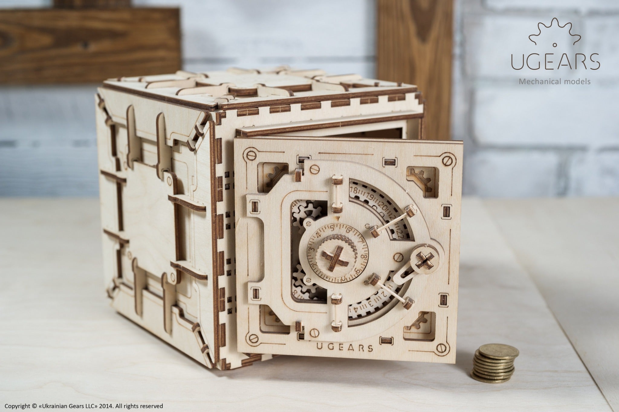 3D Palapeli - 179 palaa - Kassakaappi - 3Dpalapelit.com