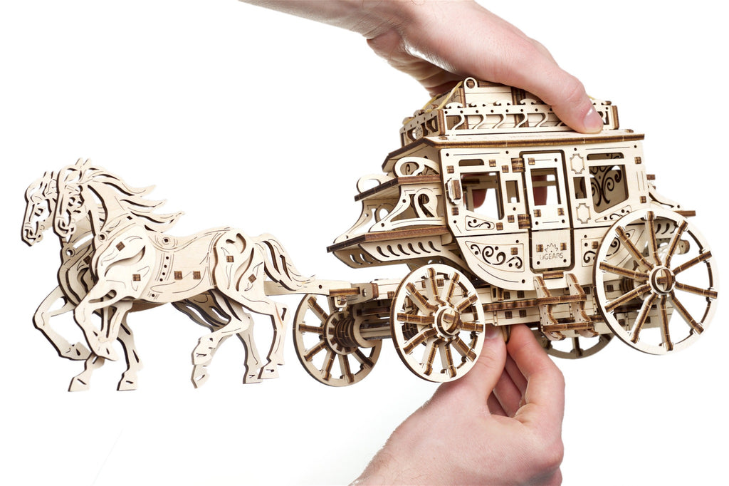3D Palapeli - 248 palaa - Stagecoach - 3Dpalapelit.com