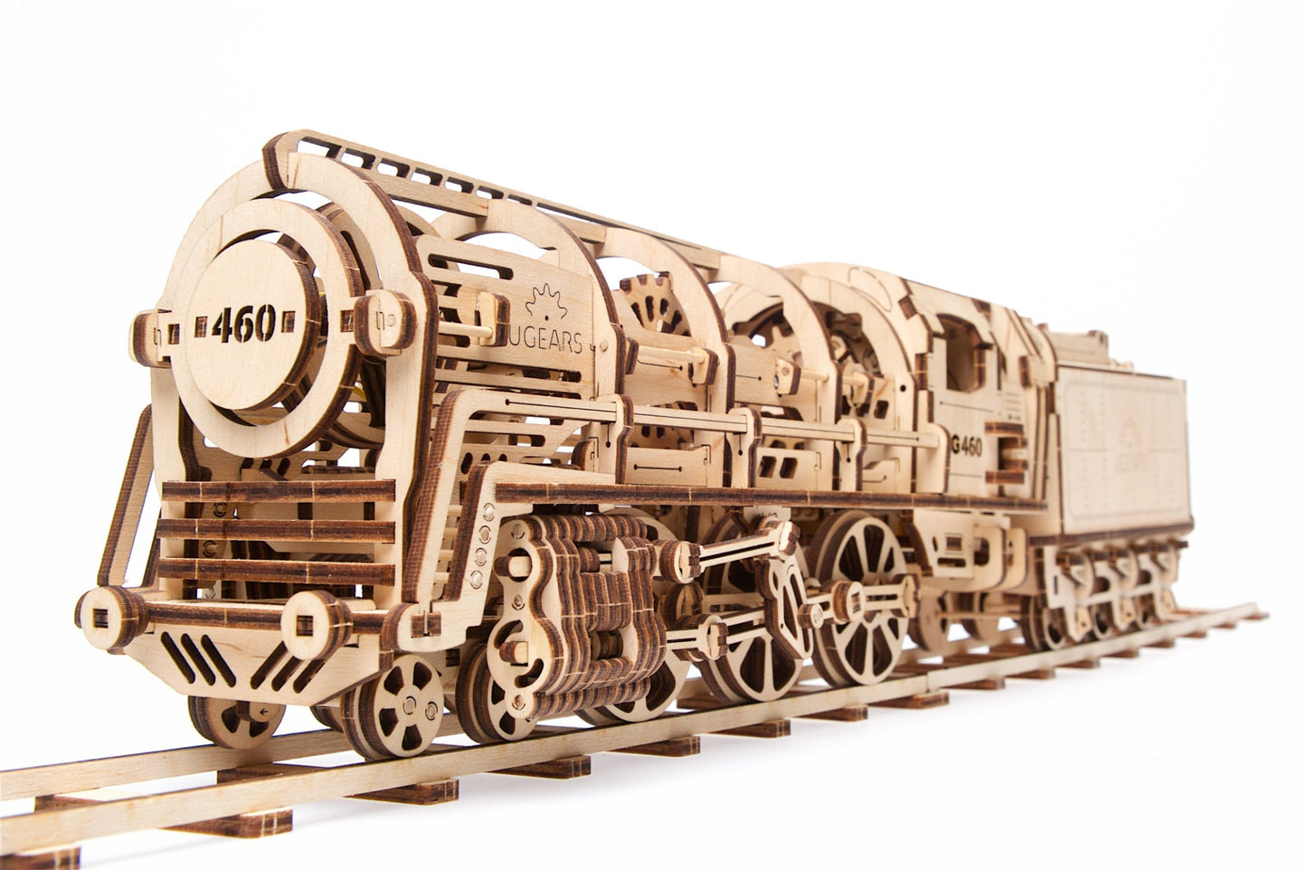 3D Palapeli - 443 palaa - Steam Locomotive with Tender - 3Dpalapelit.com