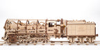 3D Palapeli - 443 palaa - Steam Locomotive with Tender - 3Dpalapelit.com