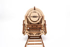 3D Palapeli - 443 palaa - Steam Locomotive with Tender - 3Dpalapelit.com