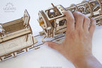 3D Palapeli - 443 palaa - Steam Locomotive with Tender - 3Dpalapelit.com
