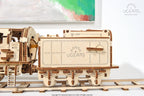 3D Palapeli - 443 palaa - Steam Locomotive with Tender - 3Dpalapelit.com