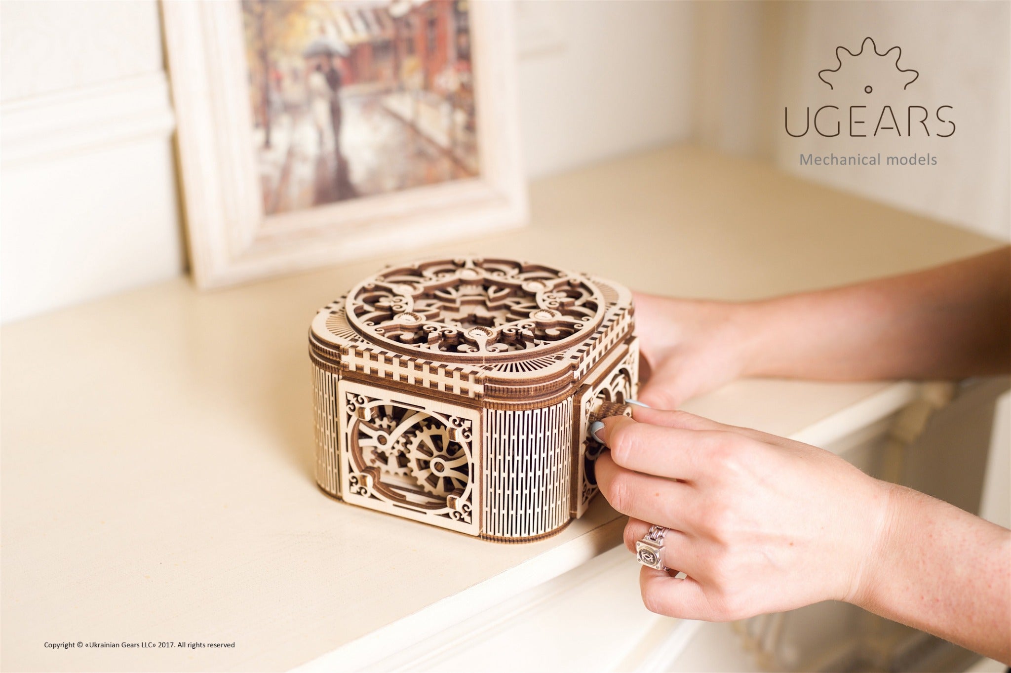 3D Palapeli - 190 palaa - Treasure Box - 3Dpalapelit.com