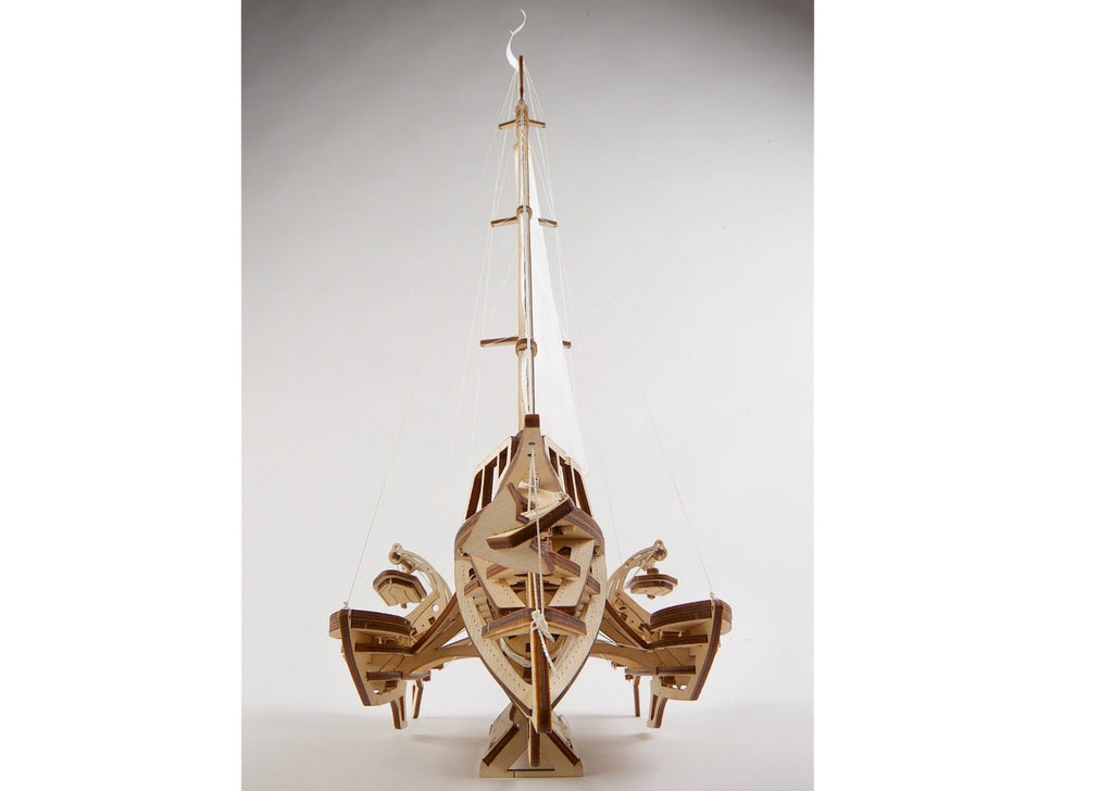 3D Palapeli - 237 palaa - Trimaran Merihobus - 3Dpalapelit.com