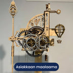 3D palapeli - Aero Clock. Wall Clock with Pendulum